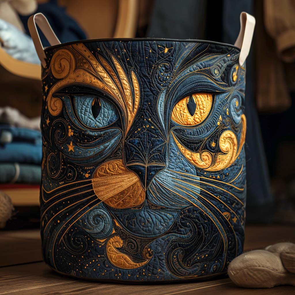ギャラクシーキャットランドリーバスケット