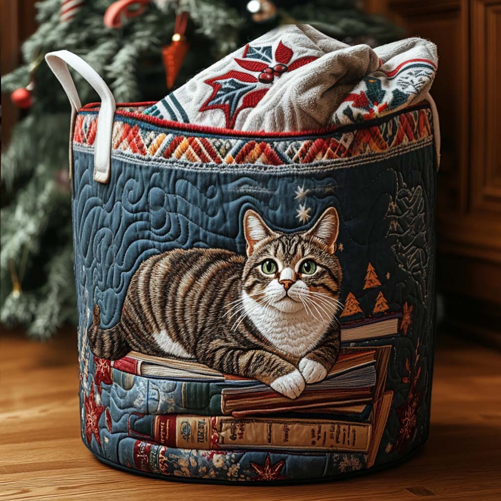 休日の物語 猫のランドリーバスケット