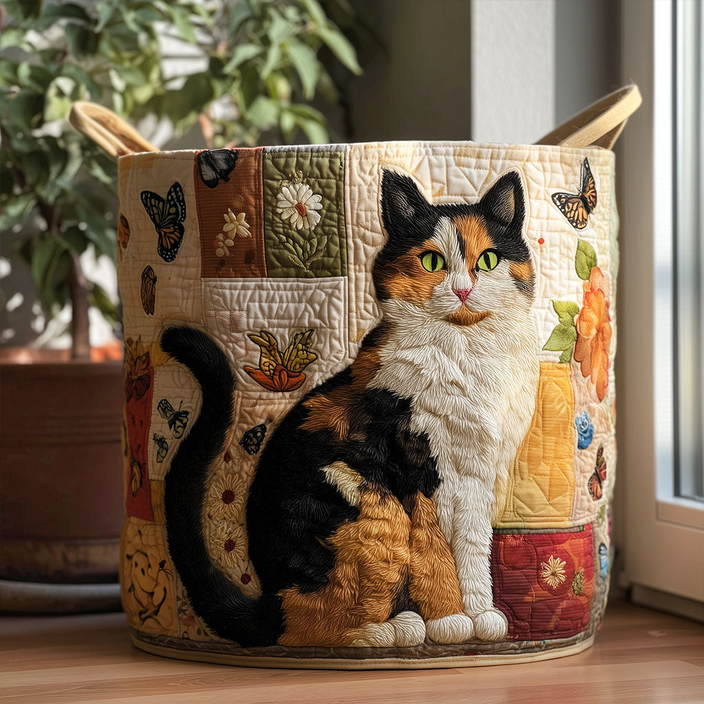 コテージキャットドリームズランドリーバスケット